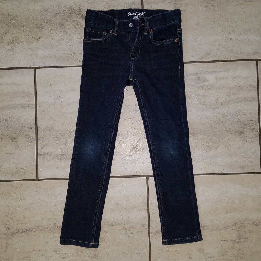 Cat & Jack Dark Wash Skinny Jeans 5T